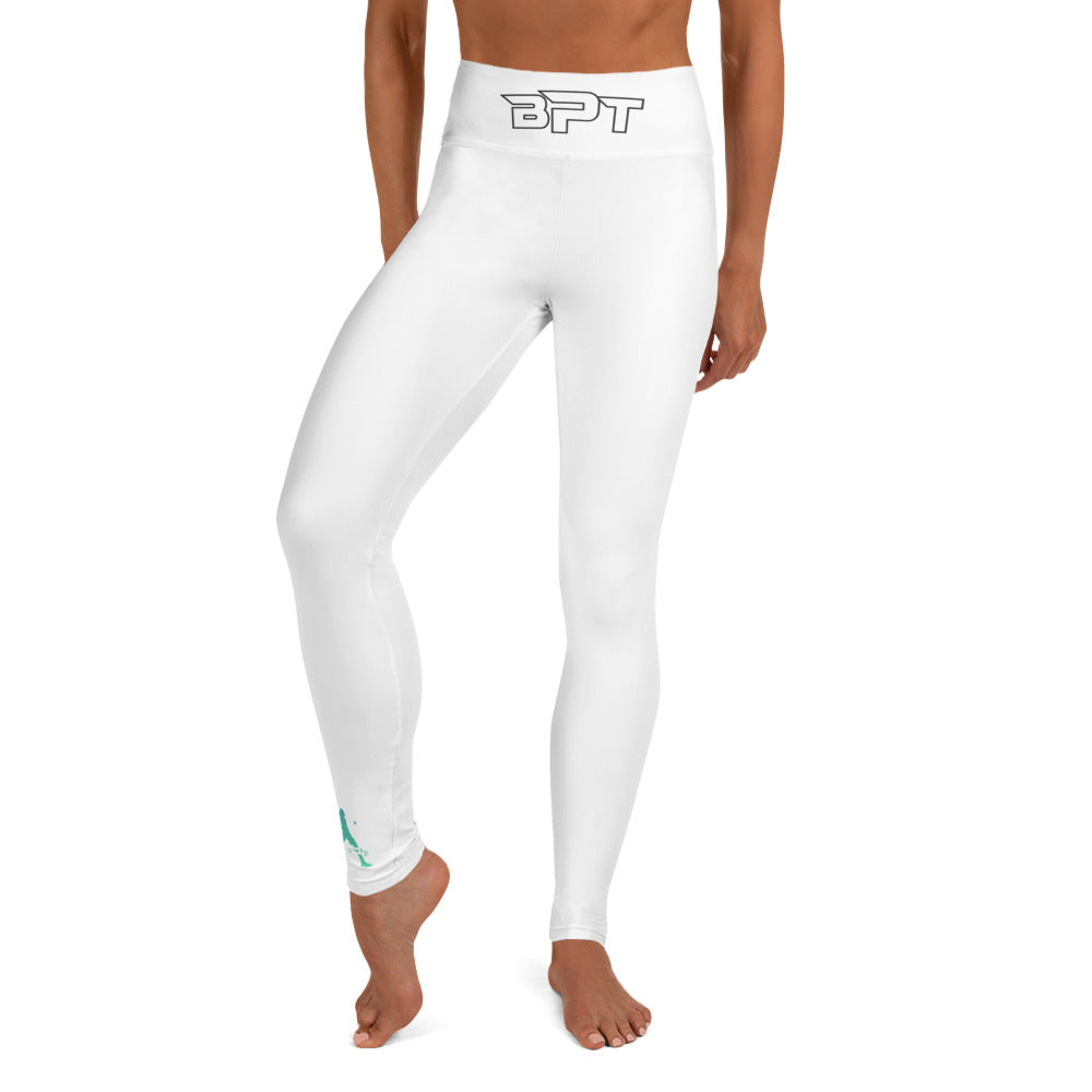 White BPT Ladies Workout Pants